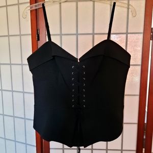 Express Black Corset Top